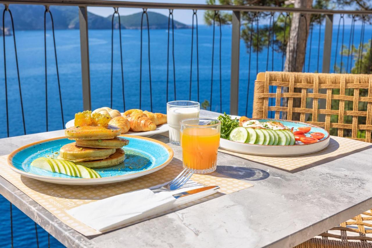 Akrotiri Beach Resort Hotel - Adult Friendly Paleokastritsa Exterior foto Breakfast at the hotel